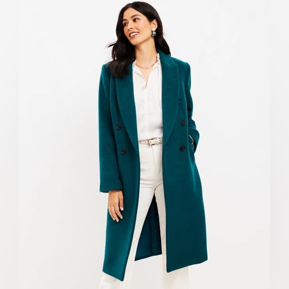 Petite Double Breasted Coat